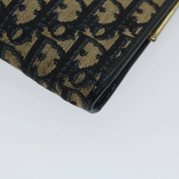 Christian Dior Trotter Canvas Clutch Bag Navy Auth 69251 - Picture 14 of 16